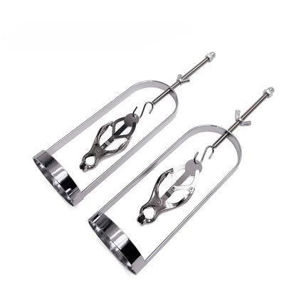 A Pair of Nipple Clamps Women Breast Clips Sex Tools for Couples Erotic Toys Adult Female Harness Chastity Cage Bondage Sex Shop