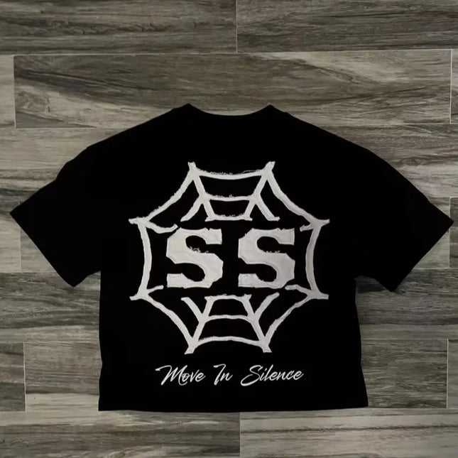 Graphic T-shirt Men Women Vintage Top Hip Hop Streetwear Oversized Tshirt Short Sleeve Casual Clothing Summer Fashion Trendy Tee