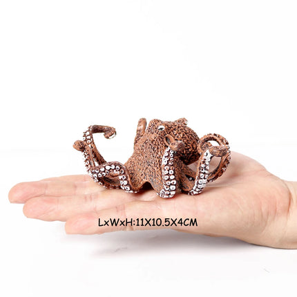 Simulation Marine Mollusc Plastic Model Figures Nautilus Ammonite Squid Octopus Figurine Sealife Animal Educational Toy For Kids