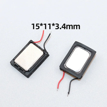 2PCS 15x11x3.5mm  Rectangle MP3 Speaker Tin Foil Loudspeaker Compatible With Sony Huawei Xiaomi Samsung For Tablet Phone