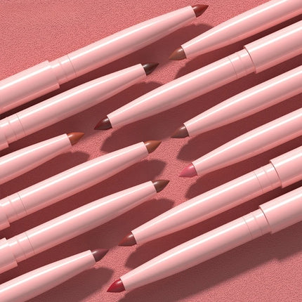 6pcs Lip Liner Pen Set Long-Lasting, Waterproof Sweatproof, Easy Coloring Non-fading Color Rendering Lip Gloss Set Beauty Makeup
