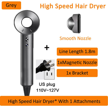 Professinal Negative Ion For Dyson Hair Dryer Hairdryer Leafless Constant Temperature High Speed Quick Dry Home Powerful Electri