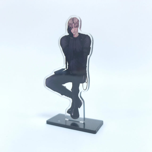 Kick off Black Tiger & Black Rabbit Acrylic Stand BL Yaoi Manhwa Key Chain Anime Collectible Gift