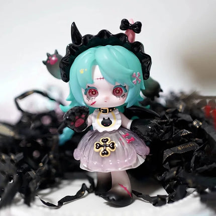 Genuine Ninita·Revelation Of The Witch Series Pvc Blind Box Cute Anime Figures Collectible Desktop Ornaments Toy Girls Gift