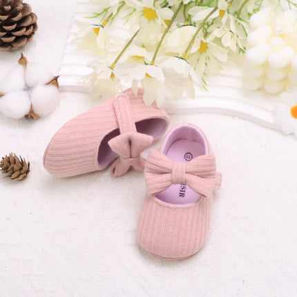 Adorable Bowknot Mary Jane Shoes For Baby Girls - Lightweight, Non-Slip & Soft Flat Sole For Indoor/Outdoor Walking All Year Rou