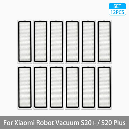 For Xiaomi Robot Vacuum S20+ / S20 Plus / B108GL Parts Accessories Main Brush Side Brush Hepa Filter Mop Cloth Replacement Spare