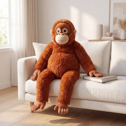 66cm Soft Gorilla Monkey Plush Toy Animal Pillow Gift for Children And Girlfriends - Birthday Or Christmas Plushie