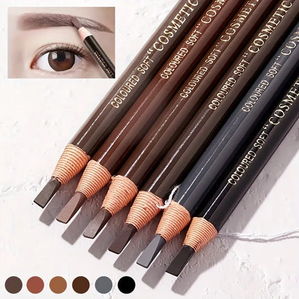 3pcs/1pc HENGSI Waterproof Sweat Resistant Eyebrow Pens, Anti Smudge, Durable, Not Easy to Fade, Multi Color Cosmetic Pens
