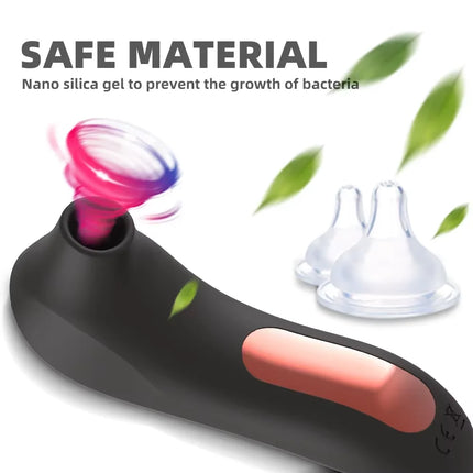 Oral Tongue Sucking Vibrator for Women Vacuum Suction Clitoris Massager Powerful Blowjob Sucker Nipple Stimulator Adult Sex Toys