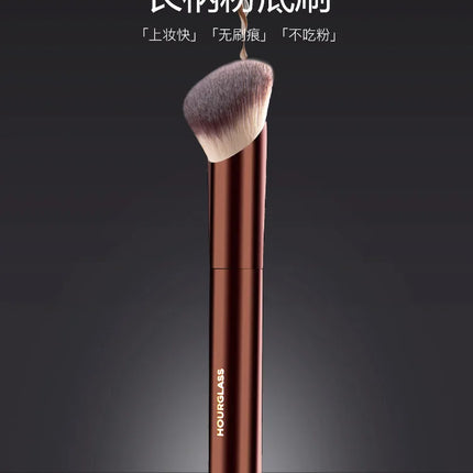 1pc Quick Angled Foundation Makeup brushes Concealer Liquid Foundation Make up brush exquisite Beauty tool Metal Handle