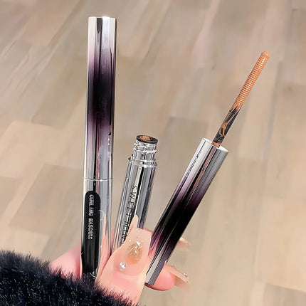 Sweet Mint Slim Tube Mascara - Black, Smudge-Proof, Lengthening Curling, Perfect for Party Music Festival Valentine's Gift