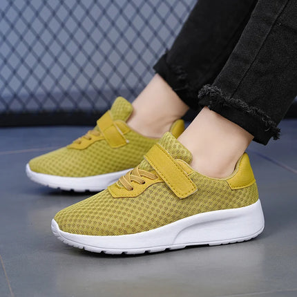Hot Sale Cheap Sneakers Children Fashion Green Kids Running Shoes Size 28-39 Lightweight Outdoor Sports Shoes for Boy Girl 2023