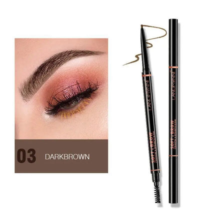 Waterproof Eyebrow Pencil Automatic Rotation Double Head Microblading Eyebrow Pencil Natural Brow Enhancer Cosmetic Products