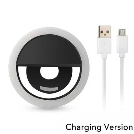 Led Selfie Ring Light USB Charge LED Selfie Fill Light Mobile Phone Live Broadcast Video LED Selfie Ring Lamp For All Smartphone