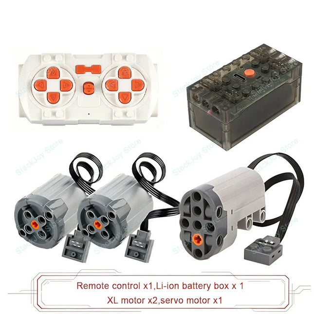 Smart Wireless Building Kit Blue-tooth Motor APP Speed Control for Legoeds PF Blocks Rechargeable Battery Included