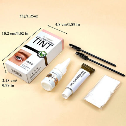 3 Colors Eyelash Eyebrow Dye Tint Kit Lasting Fast Tint Brow Dye Gel Eyebrow Cream Brow Enhancers  Mascara Makeup Tool New