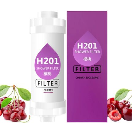 Scented Shower Head Filter,Water Softener, Soft& Improve Hair / Skin Fragrance Chlorine Removal,Bathroom Accessories