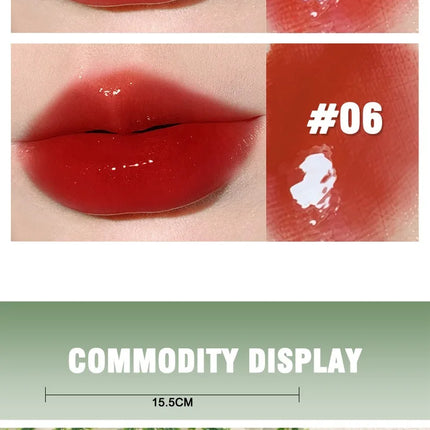 6 Color Aloe Vera Liquid Lipstick Set Color Changing Lip Gloss Lasting Moisturizing Lip Tint Beauty Korean Cosmetics Makeup Tool