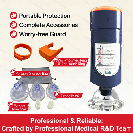 CPR Auto Heimlich First Aid Choking Rescue Device Choking Artificial Emergency Home Rescue Device Adult Children Asphyxia