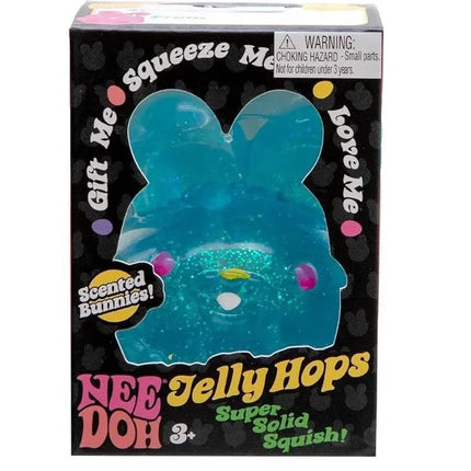 NeeDoh Jelly Hops Coelho Squishy Anti-Estresse Bola Gel Macia Anti-Ansiedade Fidget Sensorial, Brinquedo de Apertar para Present