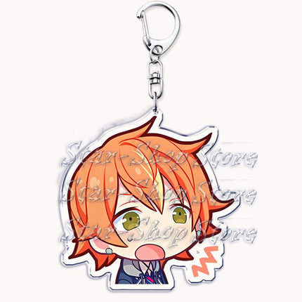 VIRTUAL SINGER Wonderlands Showtime Keychains Keyrings for Accessories Touya Emu Rui Akito Tsukasa Key Chain Jewelry Fans Gifts