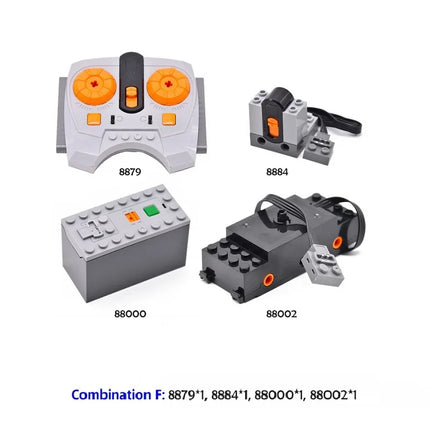Technical Blocks Servo PF Train Motor Power Functions MOC High-Tech Parts Bricks Accessories Technik Servo RC Motor 8884 85 8879
