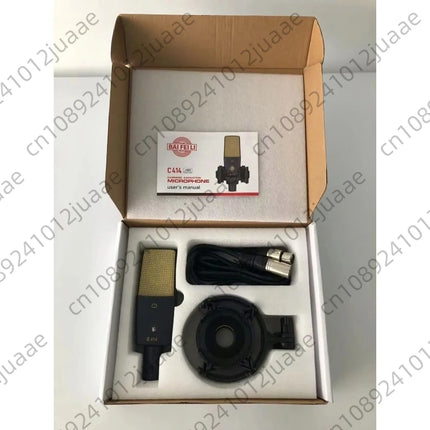 C414 Professional Condenser Mic Studio Singing Microphone for Karaoke Podcast Tiktok Live Streaming