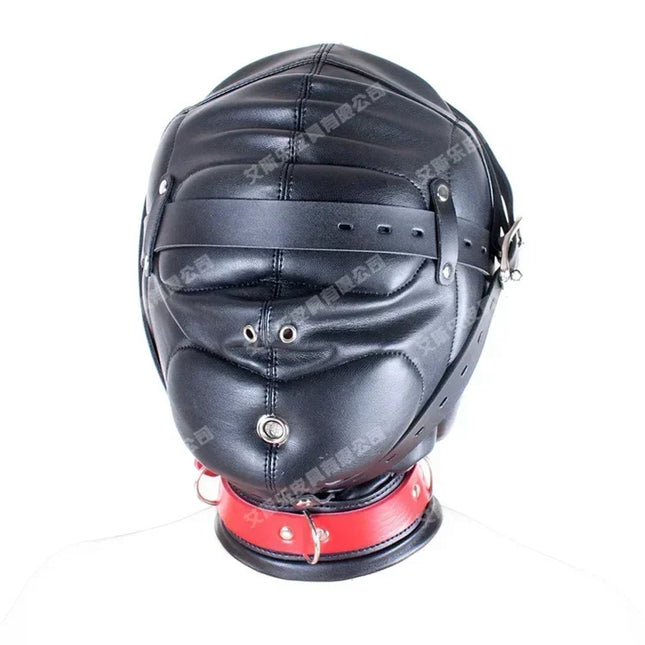 Full Head Hood Mask Fetish Play Hood Mask BDSM Bondage Slave Restraint Sex Toys For Couple Sexy Role Play Cool Man