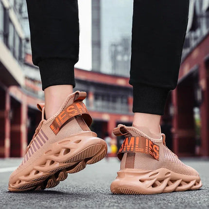 YRZL Men's Comfortable Sneakers, Women's Breathable Couple Running Shoes, Mesh Tenis Sport Shoes Size 36-46 Walking Sneakers Men
