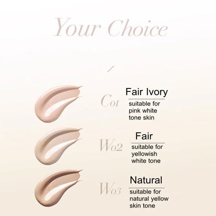 UODO Hydrating Oil-Control Foundation Liquid Long-Lasting Matte Finish Lightweight Formula For Oily&Combination Skin Base Makeup