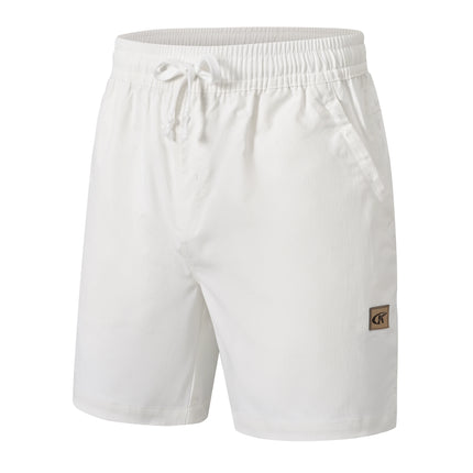 Summer Men's Casual Golf Shorts with Zipper Pockets Cotton Drawstring, Stretch Waist Sport Shorts for Outdoor Sport
