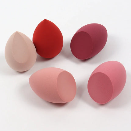 5-Pack Dual-Use Makeup Sponge Set - Velvet for Liquid/Cream/Powder | Vegan Eco-Friendly Travel Essentials