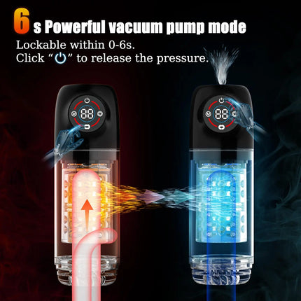Automatic Thrusting Rotating Male Masturbator Licking Stroker Sucking Blowjob 100% Waterproof Pennis Pump Adult Sex Toys For Men