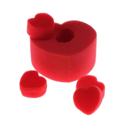 5pcs Hearts Sponge Magic Magic Props Red Heart Sponge Love Ball Party Trick Close Up Magic Tricks Gift For Kids Halloween Party