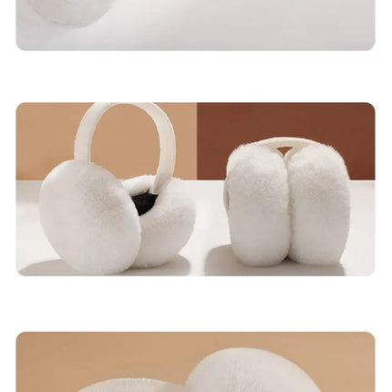 Solid Soft Plush Ear Keep Warmer Winter Earmuffs for Women Men Fashion Outdoor Earflap Protection Ear-Muffs Cover Good Effect