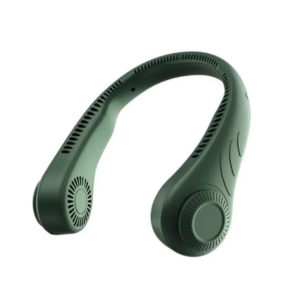 2026 New Upgrade 2026 Portable Neck Fan 4000mah Rechargeable USB Leafless Air Conditioner Bladeless Fans Hanging Neck Cooler For