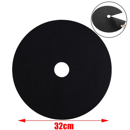 5-50pcs Non Woven Tree Cover Rings Round Protector Weed Fabric Degradable Plant Cover Mat Garden Anti Grass Tools Felt Cloth