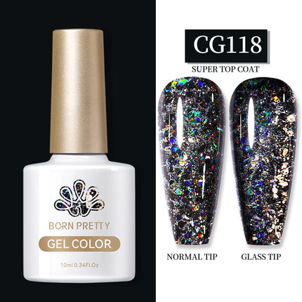 BORN PRETTY 10ml Gel Nail Polish Gel 130 Colors Semi Permanent Solid Nail Gel Varnish Soak Off UV Gel for Base Top Coat