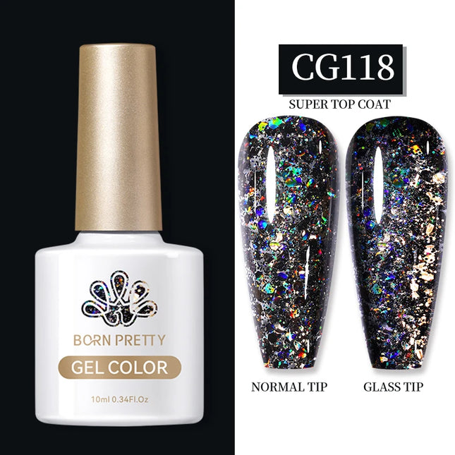 BORN PRETTY 10ml Gel Nail Polish Gel 130 Colors Semi Permanent Solid Nail Gel Varnish Soak Off UV Gel for Base Top Coat