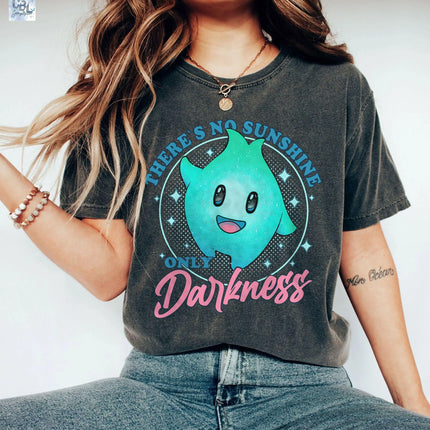 There's No Sunshine Only Darkness Shirt Luna Star Shirt The Super Mario Bros Movie T-shirt Summer Men Women Cotton T-shirt Y2K