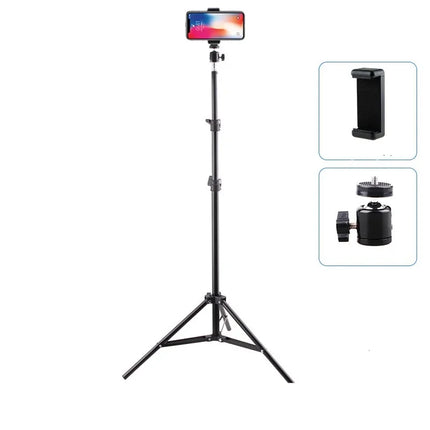 Mobile Phone Live Support Photo Rripod Uulti-functional Video Recording Selfie Landing Tripod 1.6M 63 Inch For iPhone 15 Por Max