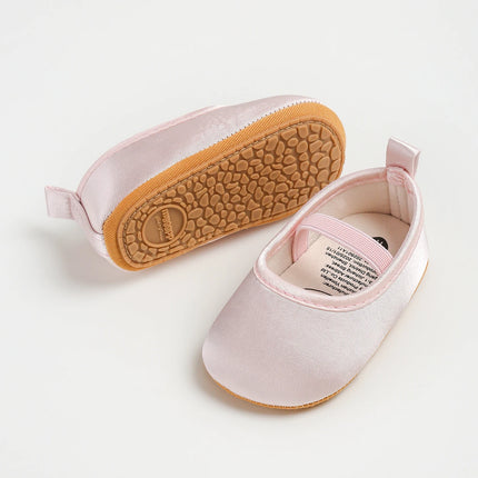 NEW Infant Baby Girls Mary Jane Princess Wedding Dress Shoes Toddler Crib Shoes Versatile baby princess shoes