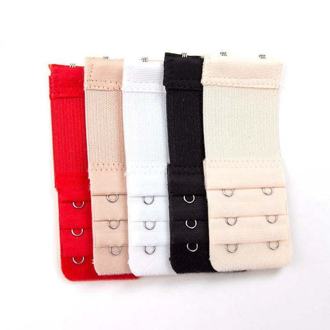 5PCS Elastic Bra Extender Clip Clasp Buckle Adjustable Back Belt Buckle Ladies Women Underwear Soft Bra Intimates Accessories