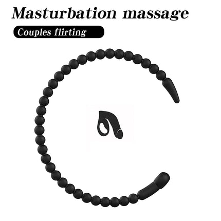 Graduated Urethral Dilator Set – 7 Sizes Soft Silicone Penis Sounding Rod for Men, Reusable Sound Trainer Adult Sex Toy