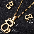 3pcs  Cat Gold