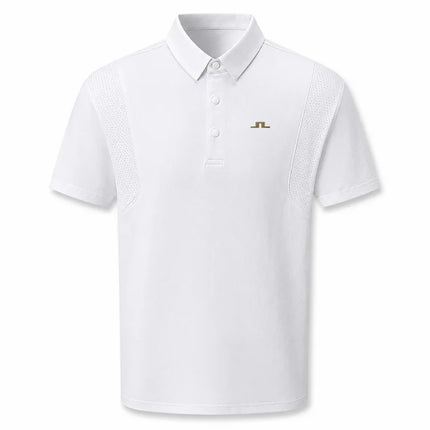 Designer Edition Men Summer New Short-Sleeved Polo Shirt Lapel Button Embroidery Comfortable Breathable Hot-Selling Men's Wear