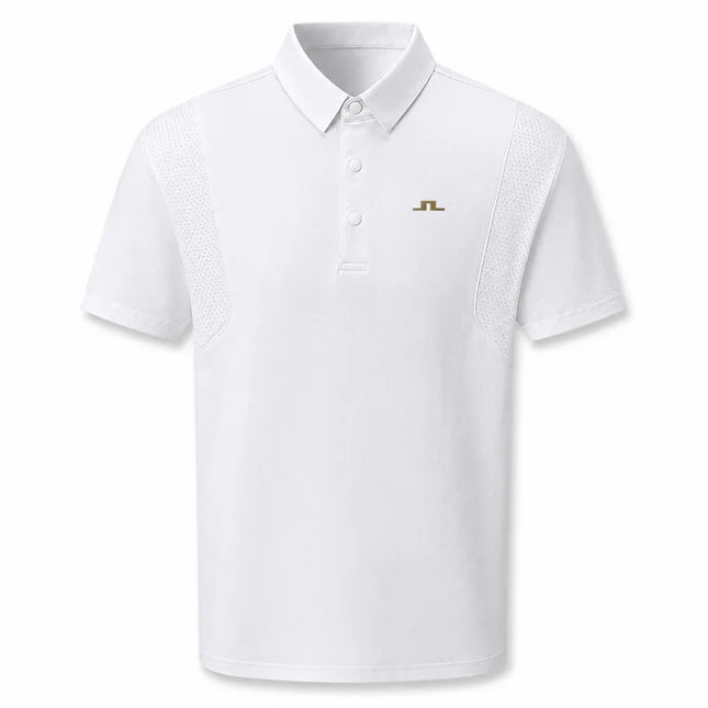 Designer Edition Men Summer New Short-Sleeved Polo Shirt Lapel Button Embroidery Comfortable Breathable Hot-Selling Men's Wear
