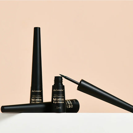 Waterproof Eyeliner Pen Matte Liquid Eyeliner 17H Long Wear Sweat Proof Smudgeproof Stain-free Ultra-fine Liquid Cosmetics