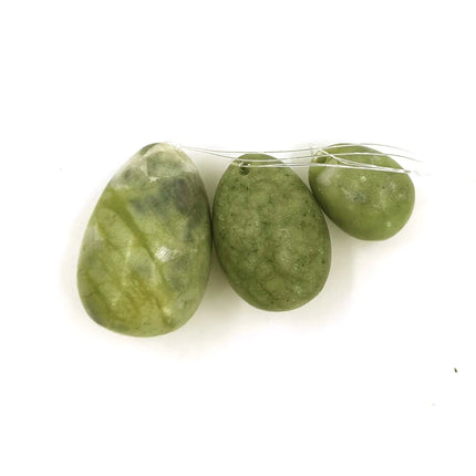 Natural Jade Egg Kegel Women Pelvic Floor Muscle Kegel Exercise Yoni Egg Massage ball Tightening Vaginal Ben Wa Ball Kegel Egg
