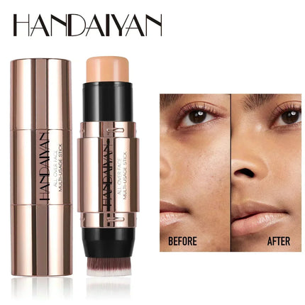 8 Color Double Side Concealer Silk Smooth Light Texture Naturally Brightens Skin Multi-functional Makeup Stick Easy To Apply 7g